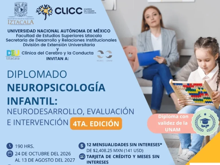 Diplomado “Neuropsicología Infantil: Neurodesarrollo, Evaluación e Intervención
